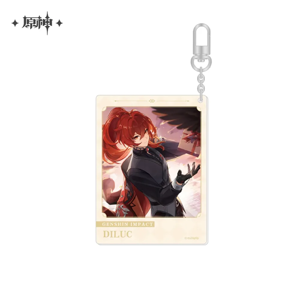 miHoYo Genshin Impact Day Of Destiny Acrylic Keychain-Diluc(2023)-miHoYo-Ace Cards &amp; Collectibles