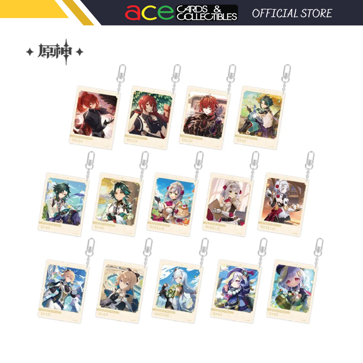 miHoYo Genshin Impact Day Of Destiny Acrylic Keychain-Qiqi(2022)-miHoYo-Ace Cards &amp; Collectibles