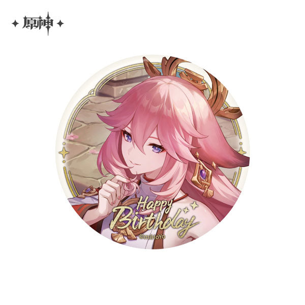 miHoYo Genshin Impact Day Of Destiny Badge-Miko (2023)-miHoYo-Ace Cards &amp; Collectibles