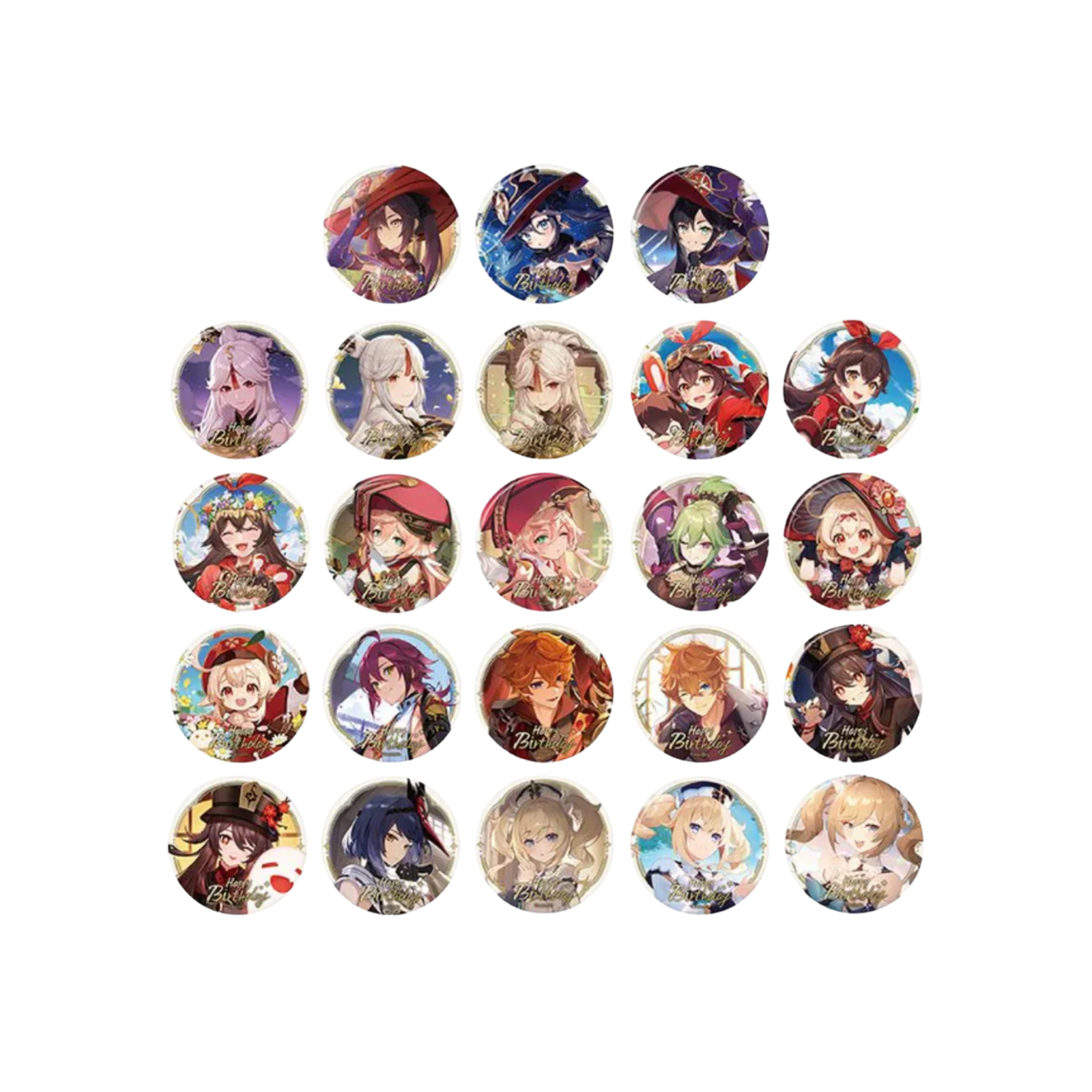 miHoYo Genshin Impact "Day of Destiny" Series Characters Badge Vol. 3-Mona (2022)-miHoYo-Ace Cards & Collectibles