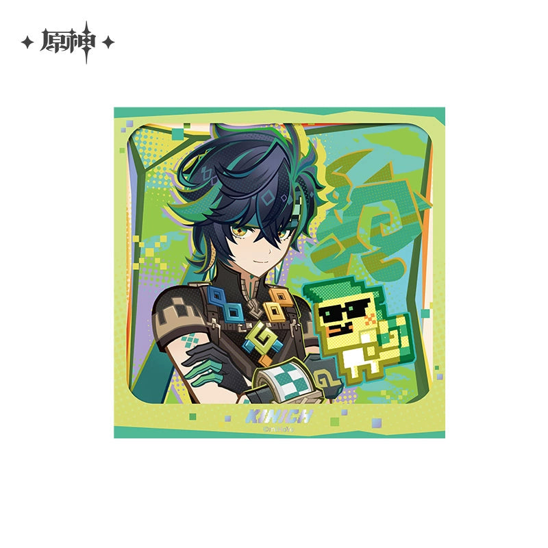 miHoYo Genshin Impact "Emblem of Steadfast Valor Kinich & Xilonen" Merchandise-Kinich-Card-miHoYo-Ace Cards & Collectibles
