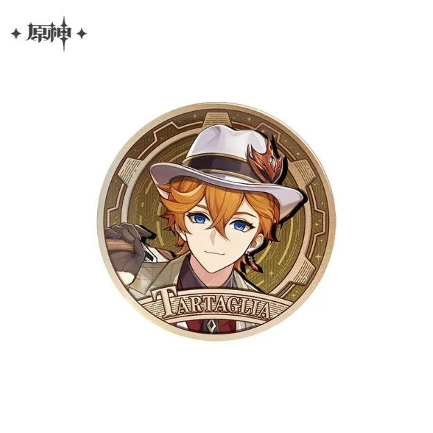 miHoYo Genshin Impact ☆ FES 2024 Character Badge-Tartaglia-miHoYo-Ace Cards & Collectibles