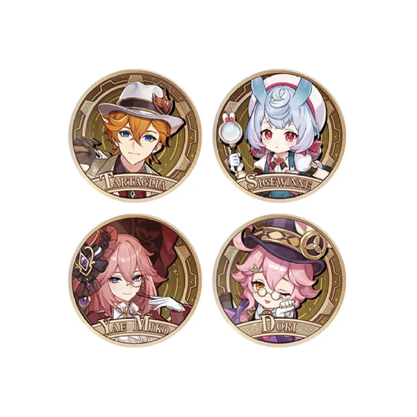 miHoYo Genshin Impact ☆ FES 2024 Character Badge-Yae Miko-miHoYo-Ace Cards & Collectibles