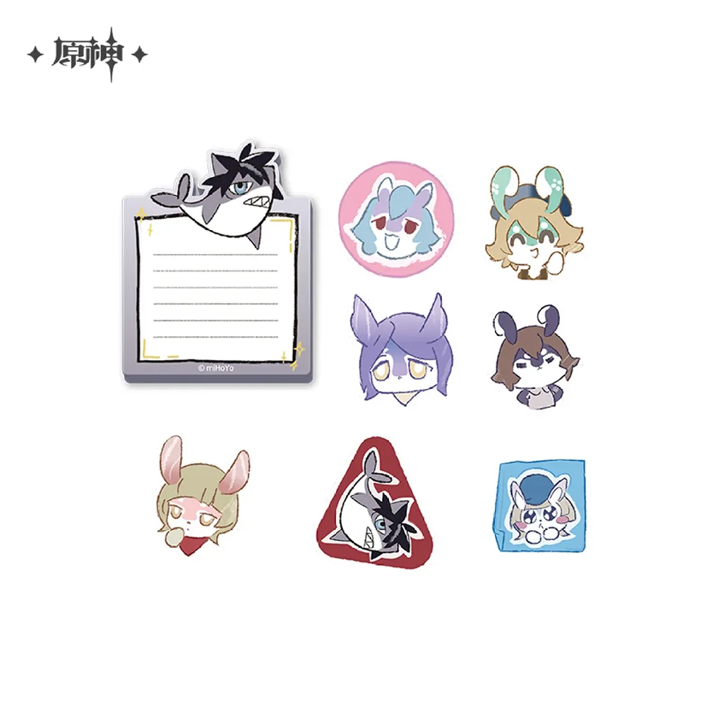 miHoYo Genshin Impact ☆ FES 2024 Memo & Sticker Set-Style B-miHoYo-Ace Cards & Collectibles