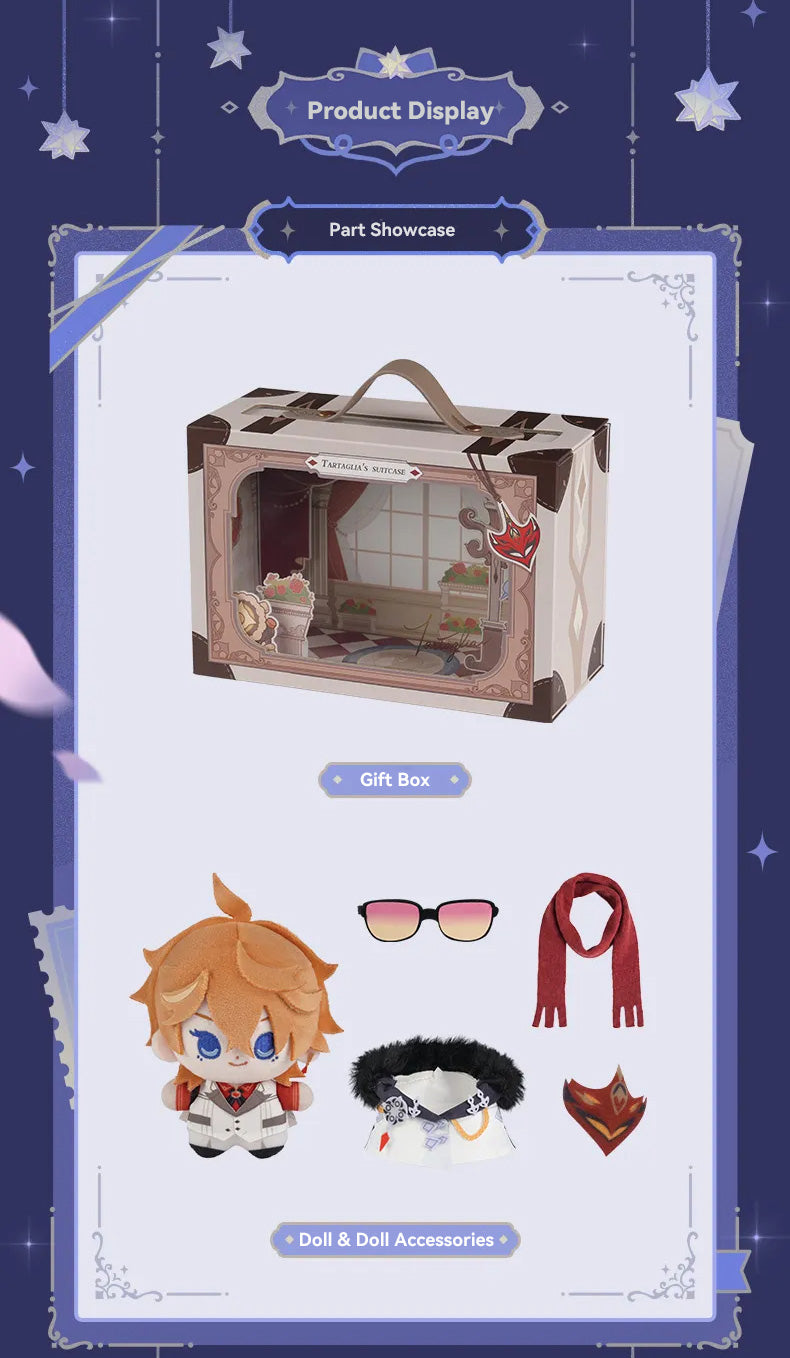 miHoYo Genshin Impact FES 2026 "Tartaglia" Mini Plush Gift Box-miHoYo-Ace Cards & Collectibles