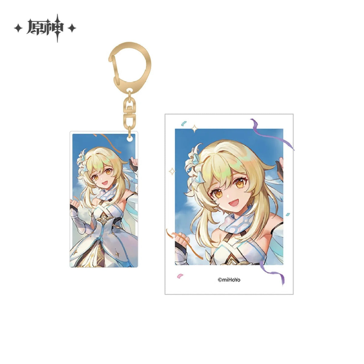 miHoYo Genshin Impact FES2023 Polaroid & Acrylic Keychain Set (1st Anniversary)-Raiden Shogun-miHoYo-Ace Cards & Collectibles