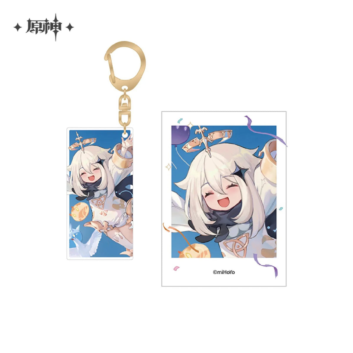 miHoYo Genshin Impact FES2023 Polaroid & Acrylic Keychain Set (1st Anniversary)-Raiden Shogun-miHoYo-Ace Cards & Collectibles
