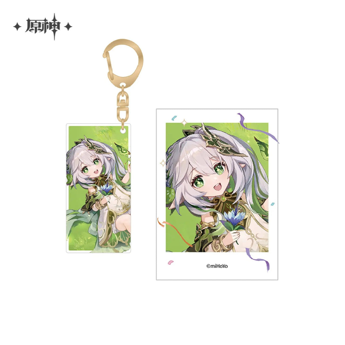miHoYo Genshin Impact FES2023 Polaroid & Acrylic Keychain Set (2nd Anniversary)-Raiden Shogun-miHoYo-Ace Cards & Collectibles