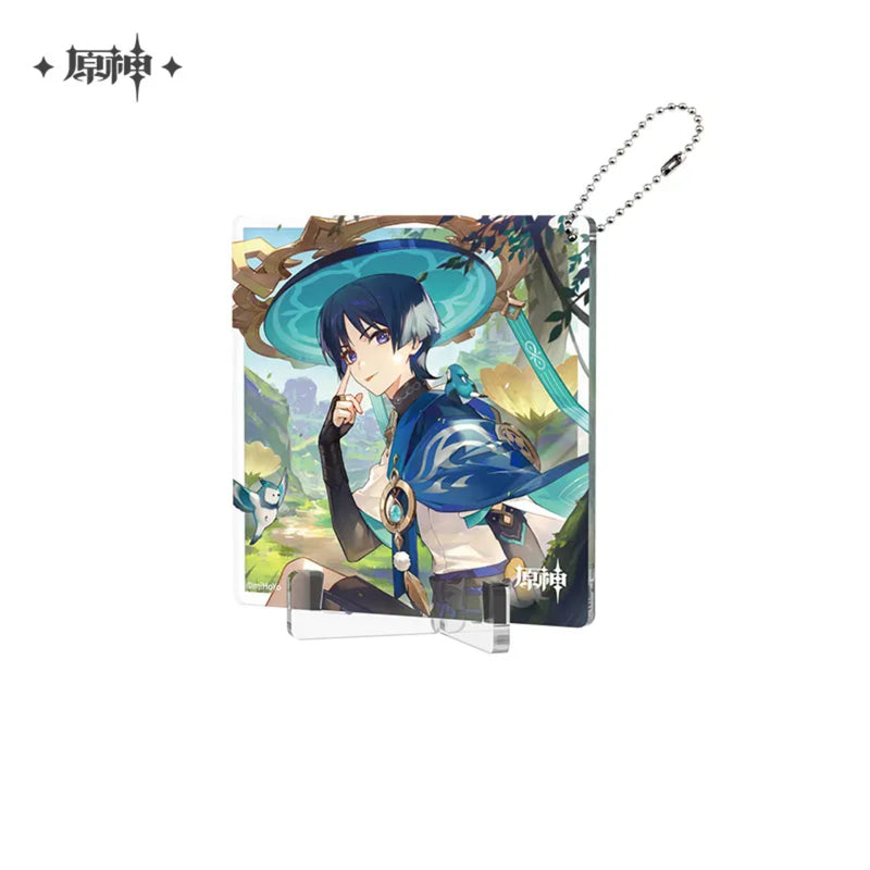 miHoYo Genshin Impact FES2023 Series Character Birthday Art Acrylic Coaster-Wanderer-miHoYo-Ace Cards &amp; Collectibles