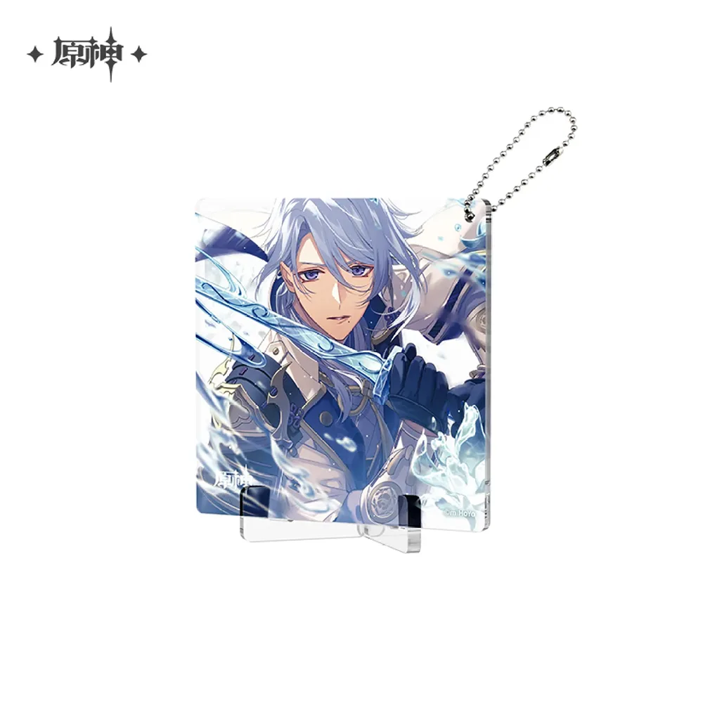 miHoYo Genshin Impact FES2023 Series Character Birthday Art Acrylic Coaster-Ayato-miHoYo-Ace Cards &amp; Collectibles