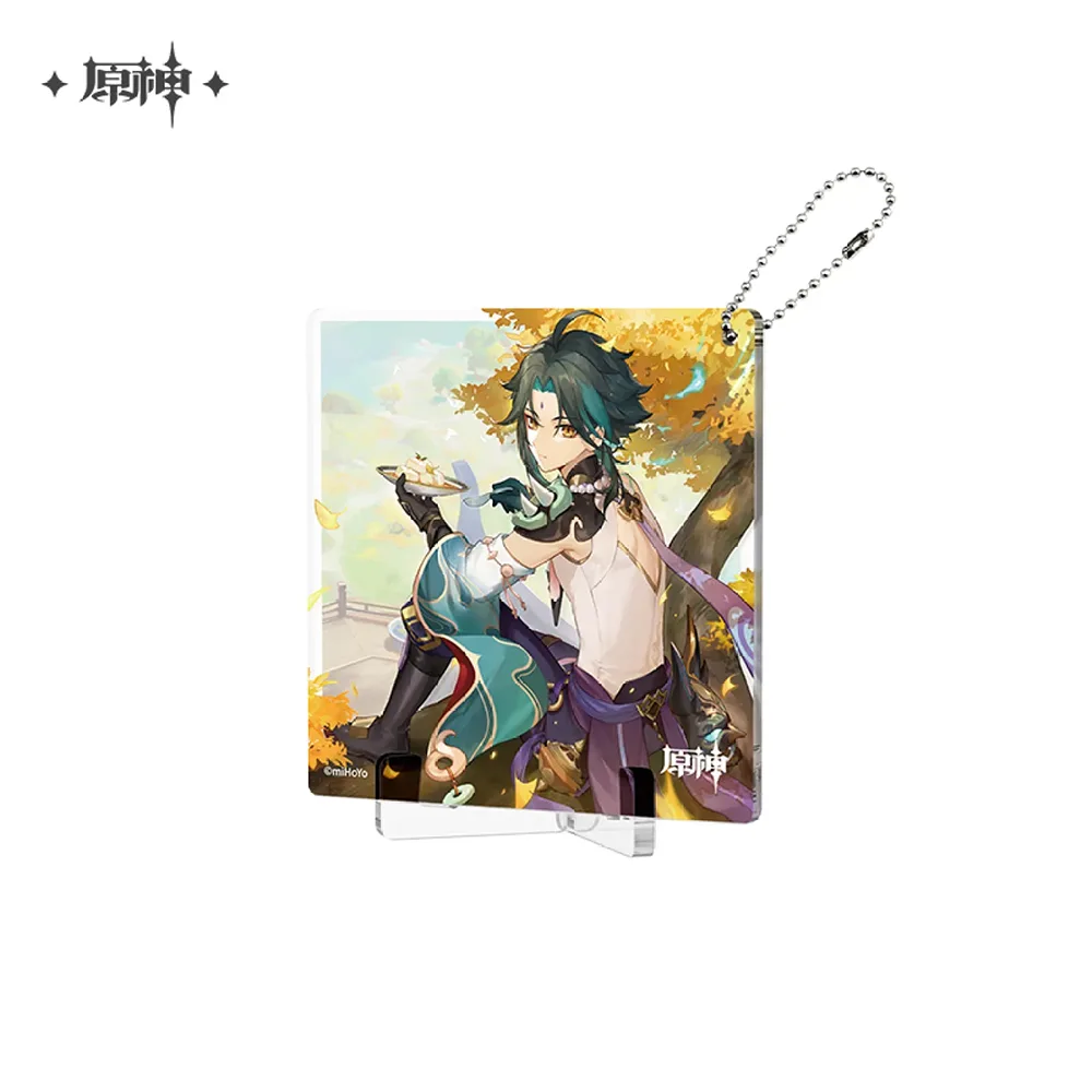 miHoYo Genshin Impact FES2023 Series Character Day Of Destiny Acrylic Coaster-Xiao-miHoYo-Ace Cards &amp; Collectibles