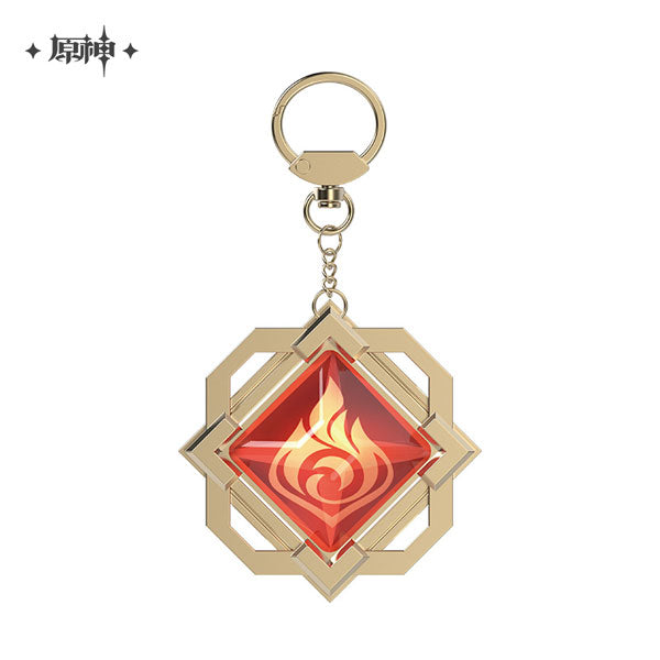 miHoYo Genshin Impact FES2023 Vision Keychain-Liyue Pyro-miHoYo-Ace Cards &amp; Collectibles