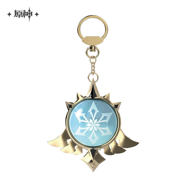 miHoYo Genshin Impact FES2023 Vision Keychain-Mondstadt Cryo-miHoYo-Ace Cards &amp; Collectibles