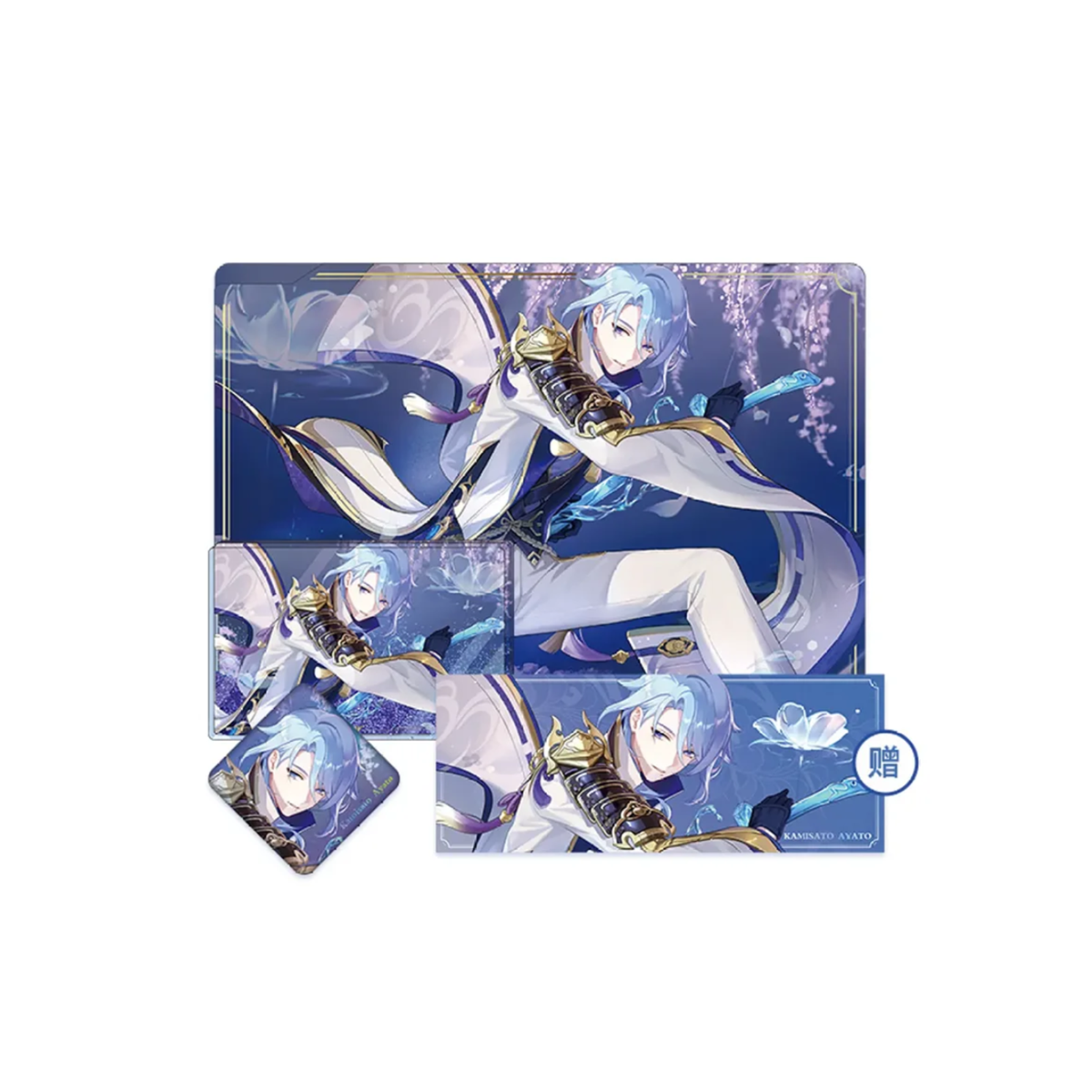 miHoYo Genshin Impact Firefly ACG Carnival 2024 Event Merchandise: Kamisato Ayato-Badge-miHoYo-Ace Cards & Collectibles