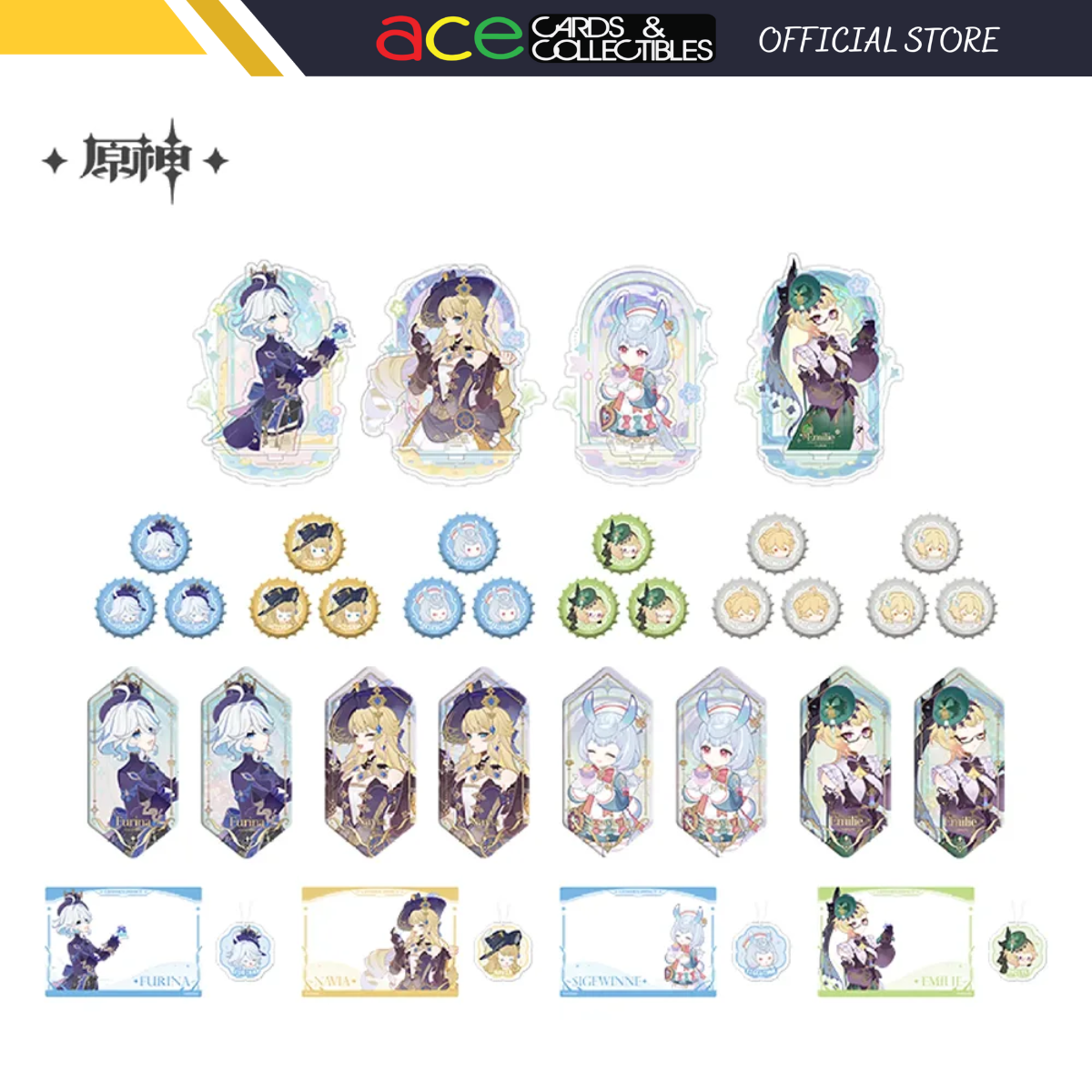 miHoYo Genshin Impact Fragrant Fantasy Series Merchandise-Emilie (S Badge)-miHoYo-Ace Cards & Collectibles