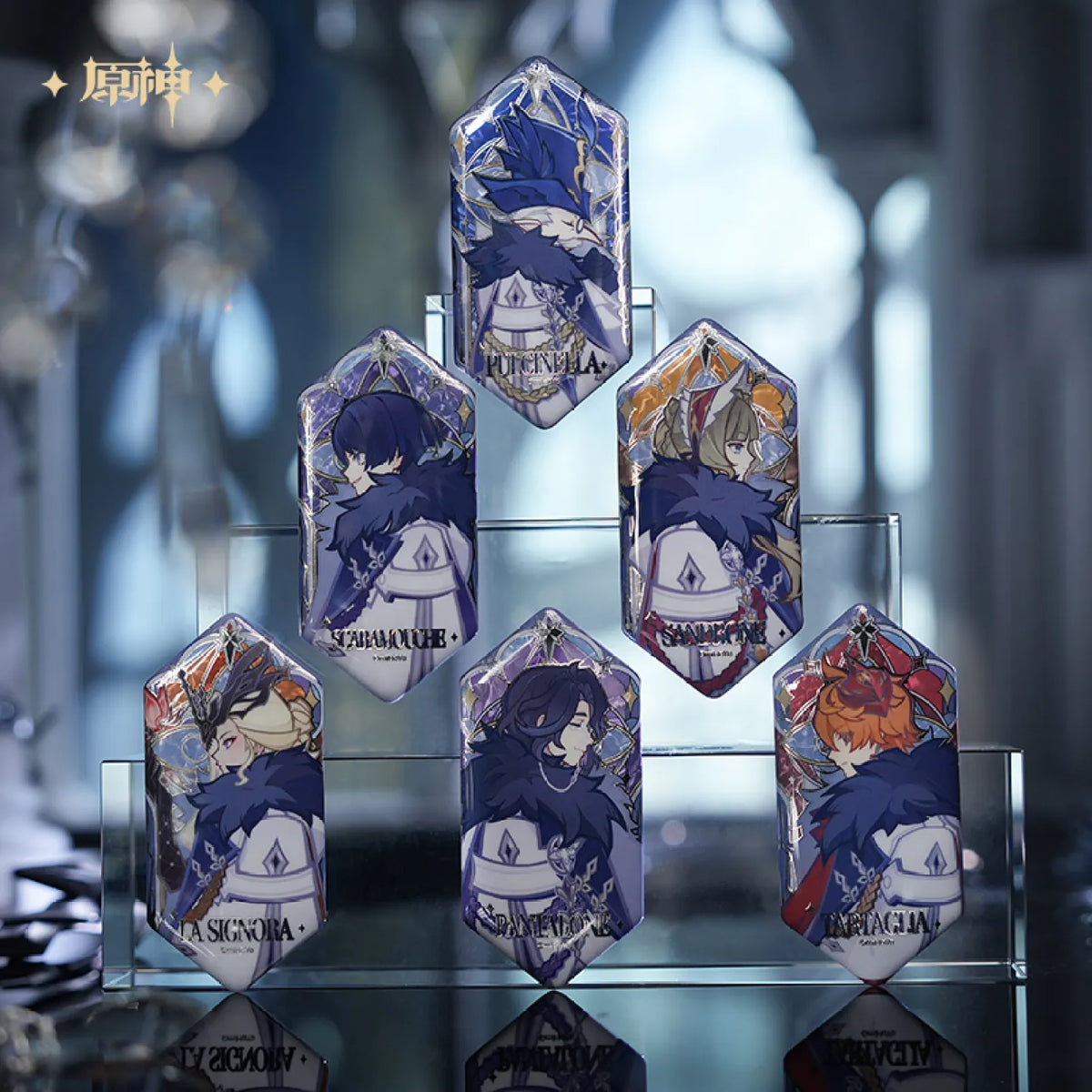 miHoYo Genshin Impact Frost & Flame Series Badge Blind Box-Single Box (Random)-miHoYo-Ace Cards & Collectibles
