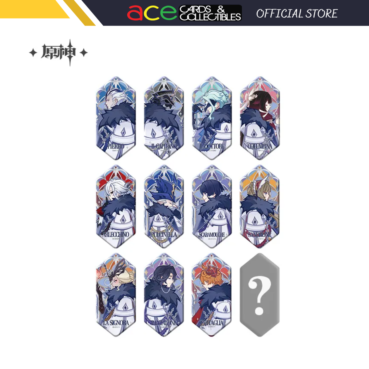 miHoYo Genshin Impact Frost & Flame Series Badge Blind Box-Single Box (Random)-miHoYo-Ace Cards & Collectibles
