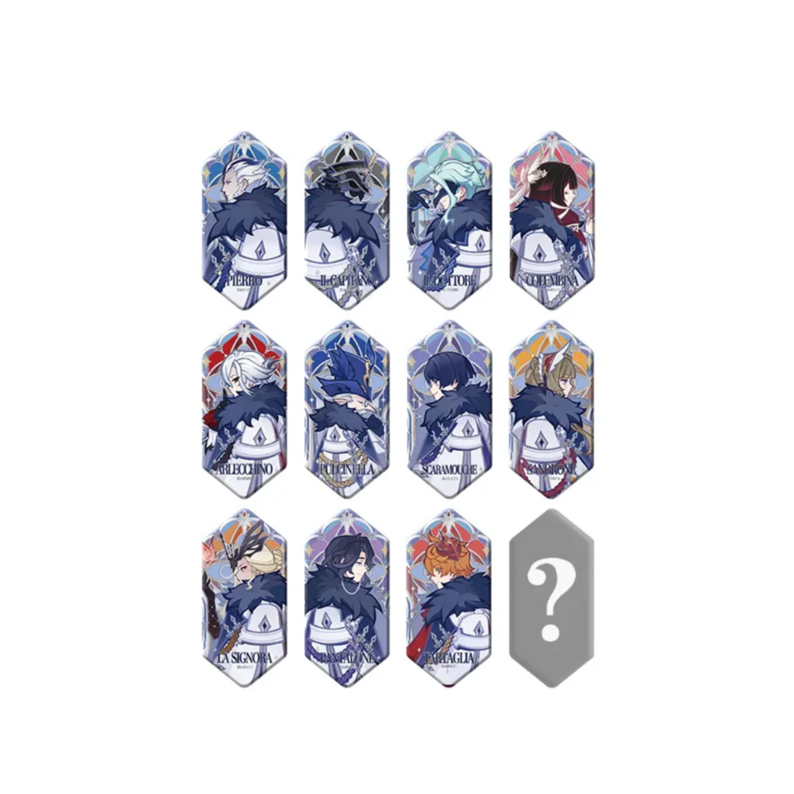 miHoYo Genshin Impact Frost & Flame Series Badge Blind Box-Single Box (Random)-miHoYo-Ace Cards & Collectibles