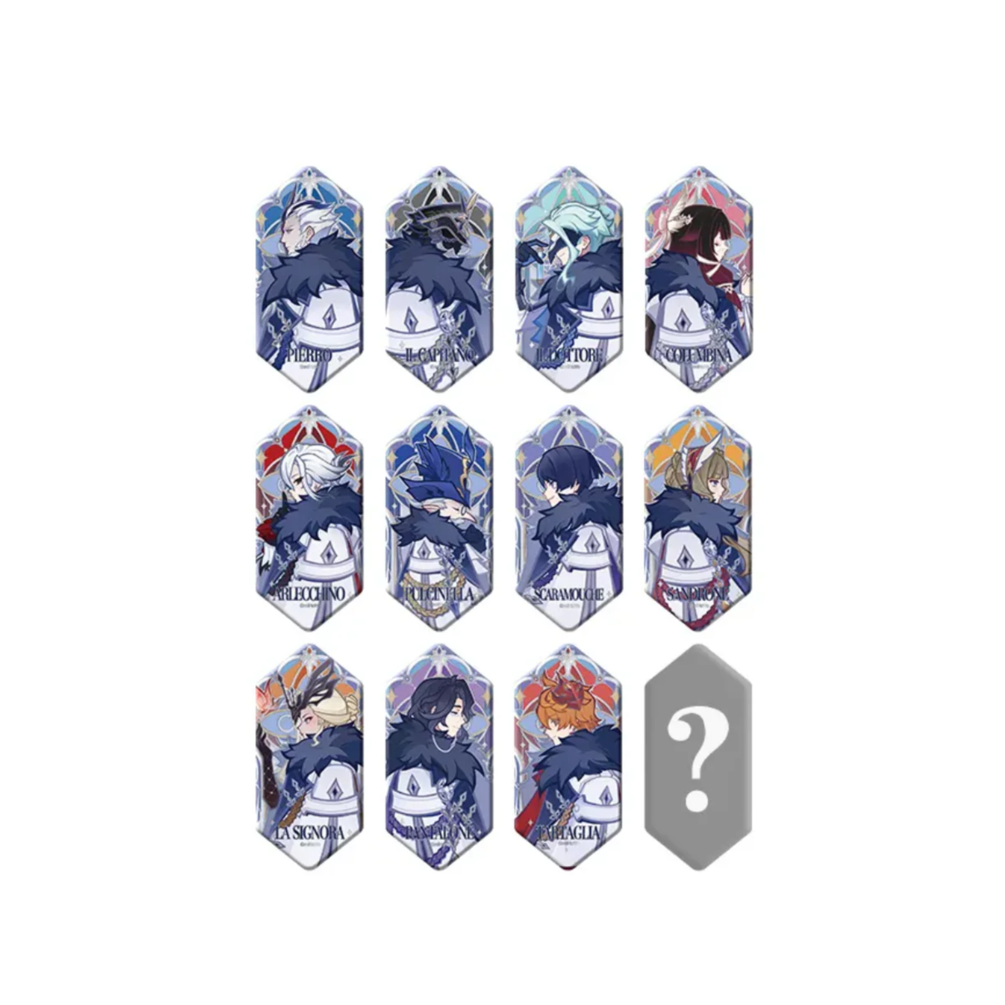 miHoYo Genshin Impact Frost & Flame Series Badge Blind Box-Single Box (Random)-miHoYo-Ace Cards & Collectibles