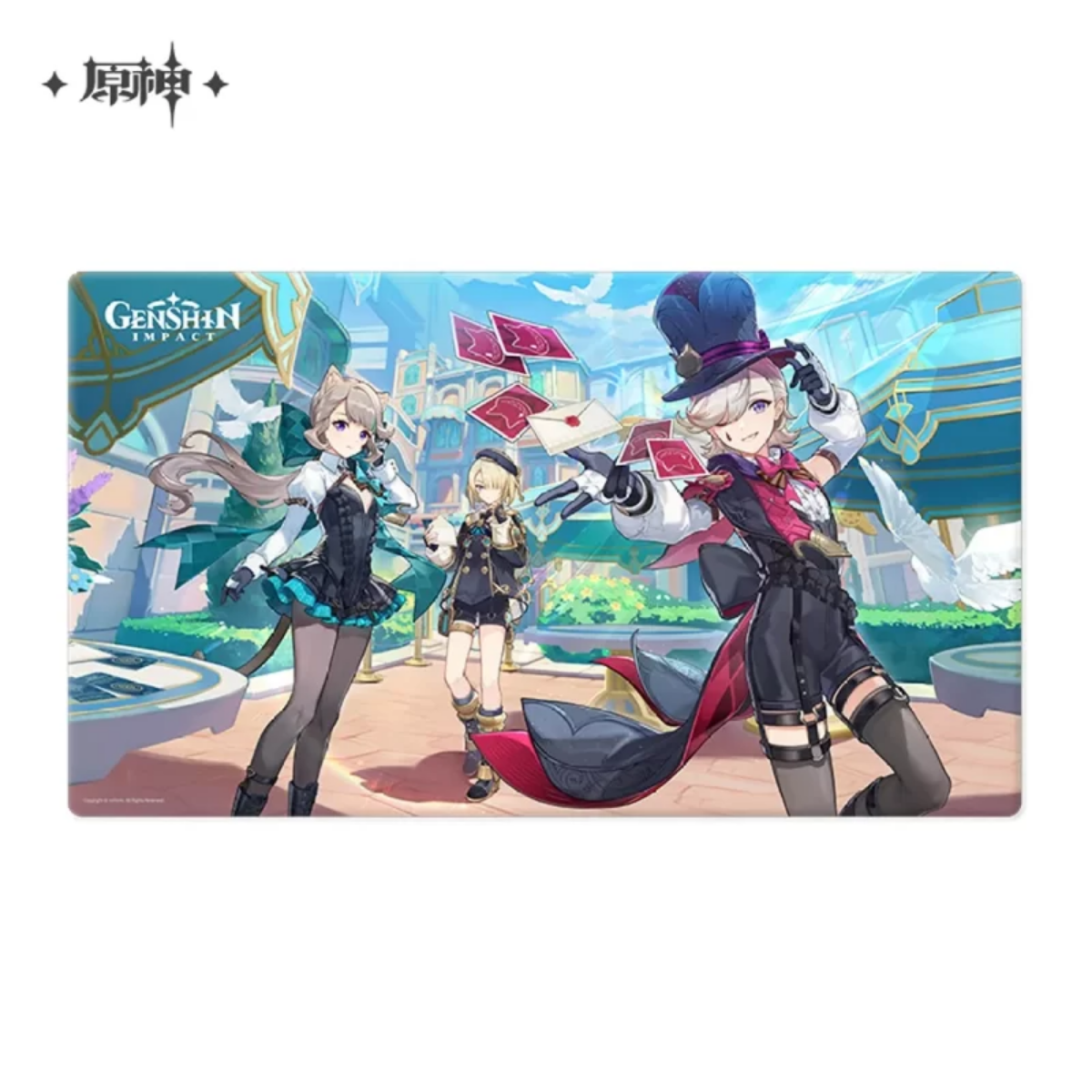 miHoYo Genshin Impact Game Art Exhibition 2023: Shikishi Mouse Pad-miHoYo-Ace Cards & Collectibles