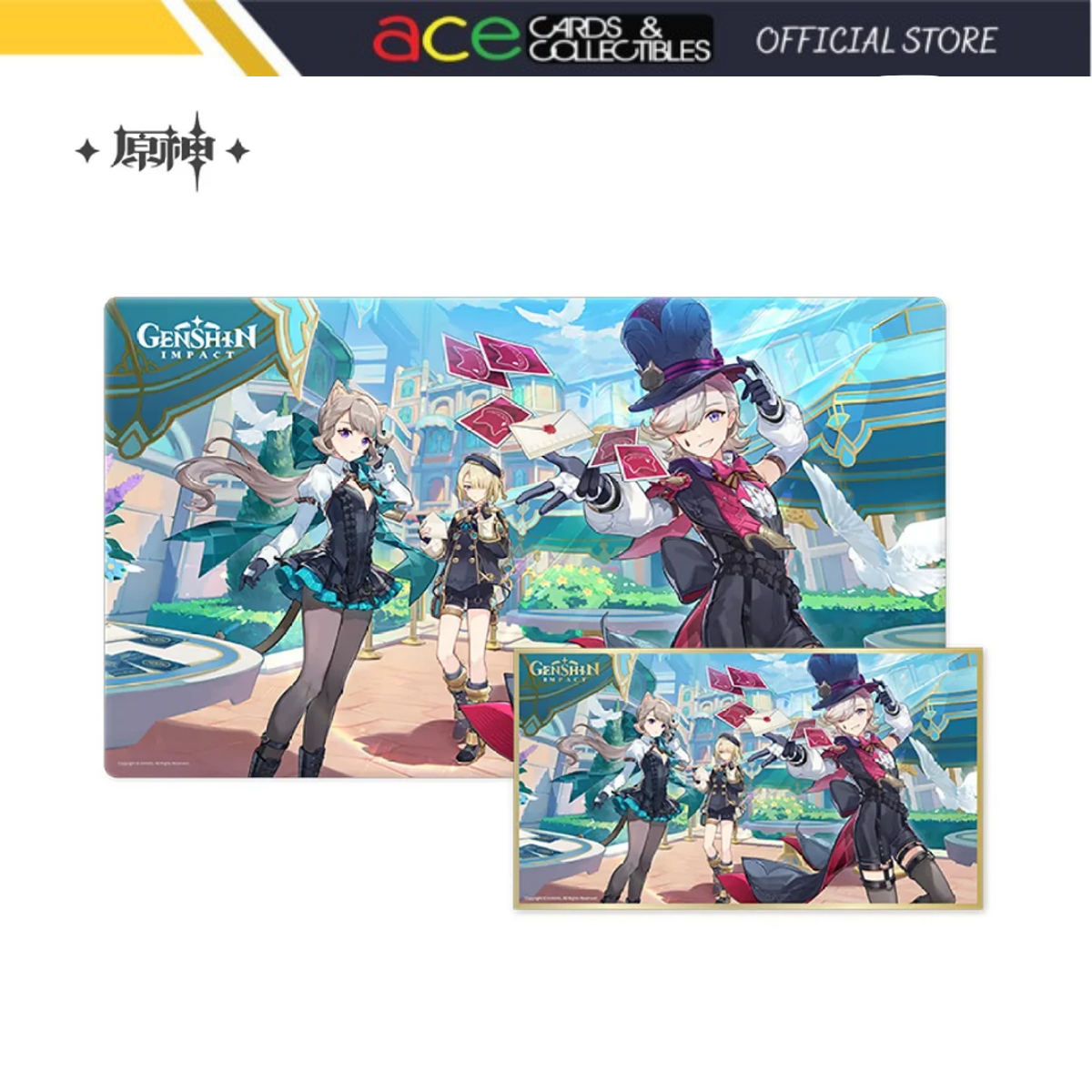 miHoYo Genshin Impact Game Art Exhibition 2023: Shikishi Mouse Pad-miHoYo-Ace Cards &amp; Collectibles