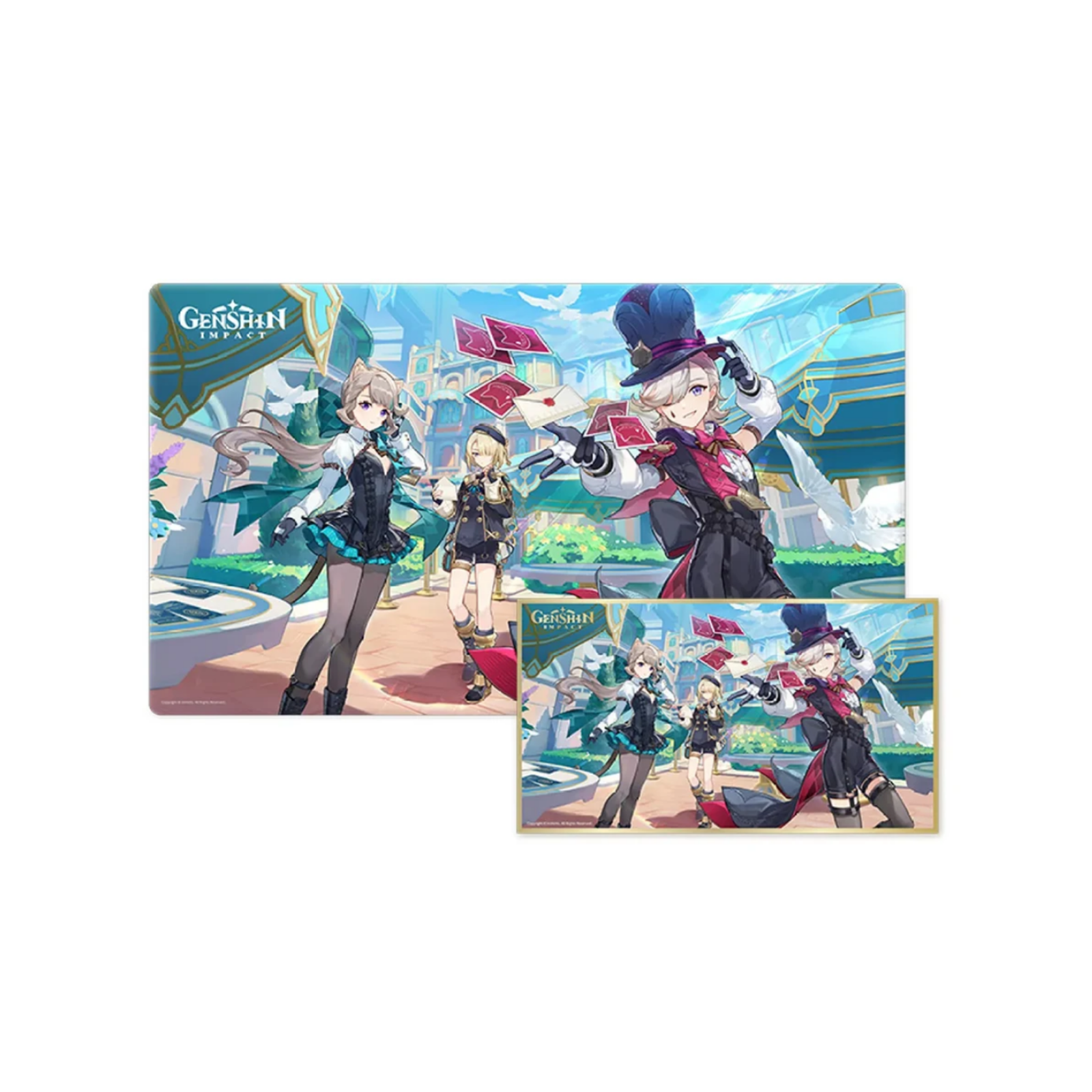 miHoYo Genshin Impact Game Art Exhibition 2023: Shikishi Mouse Pad-miHoYo-Ace Cards & Collectibles