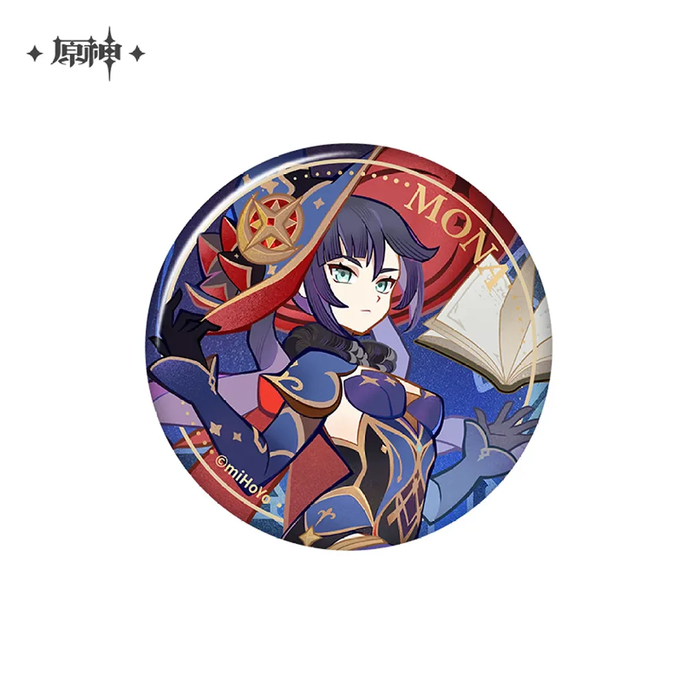 miHoYo Genshin Impact Genius Invokation TCG Badge-Mona-miHoYo-Ace Cards &amp; Collectibles