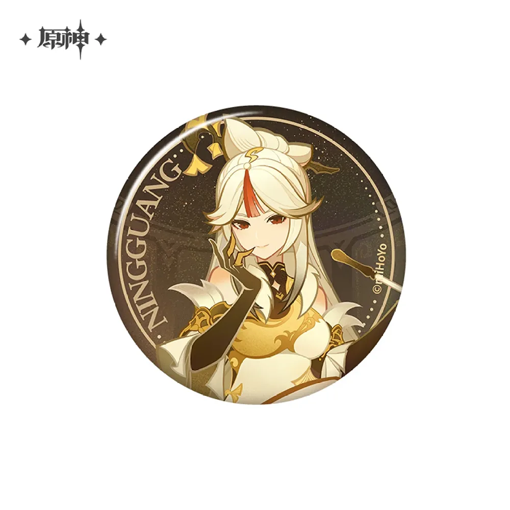 miHoYo Genshin Impact Genius Invokation TCG Badge-Ningguang-miHoYo-Ace Cards &amp; Collectibles