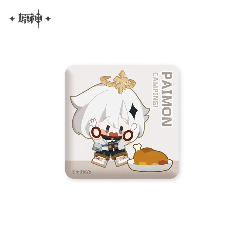 miHoYo Genshin Impact Go Camping! Badge Series-Gourou-miHoYo-Ace Cards & Collectibles