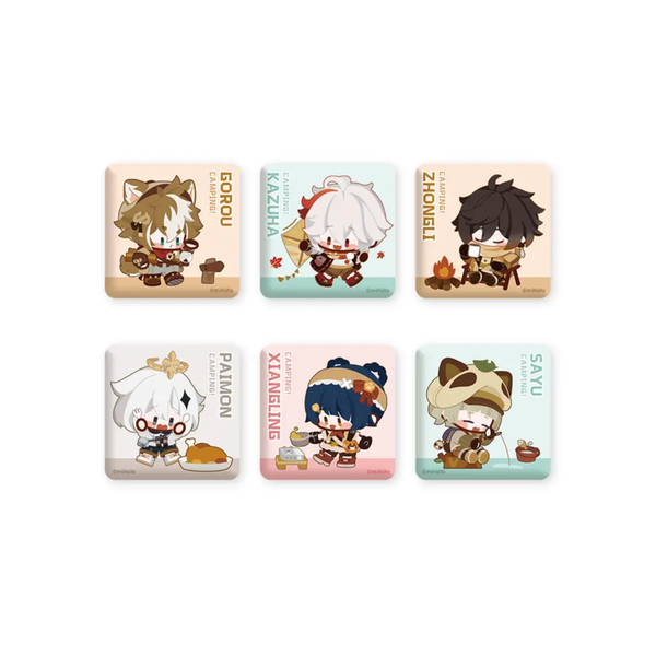 miHoYo Genshin Impact Go Camping! Badge Series-Gourou-miHoYo-Ace Cards & Collectibles