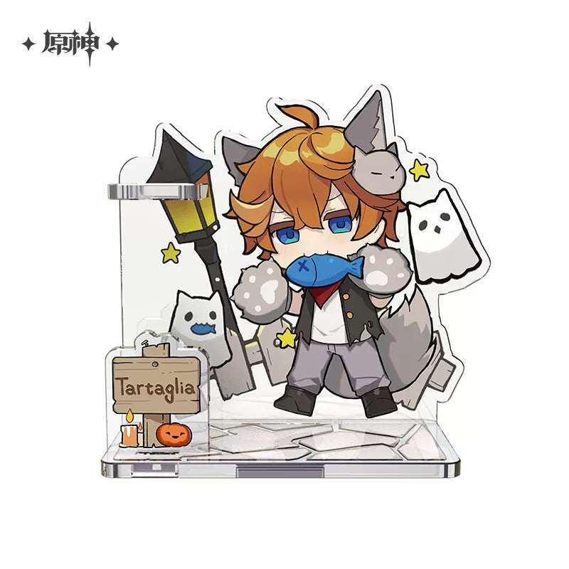 miHoYo Genshin Impact Halloween Themed Chibi Character Pen Holder-Diluc-miHoYo-Ace Cards & Collectibles