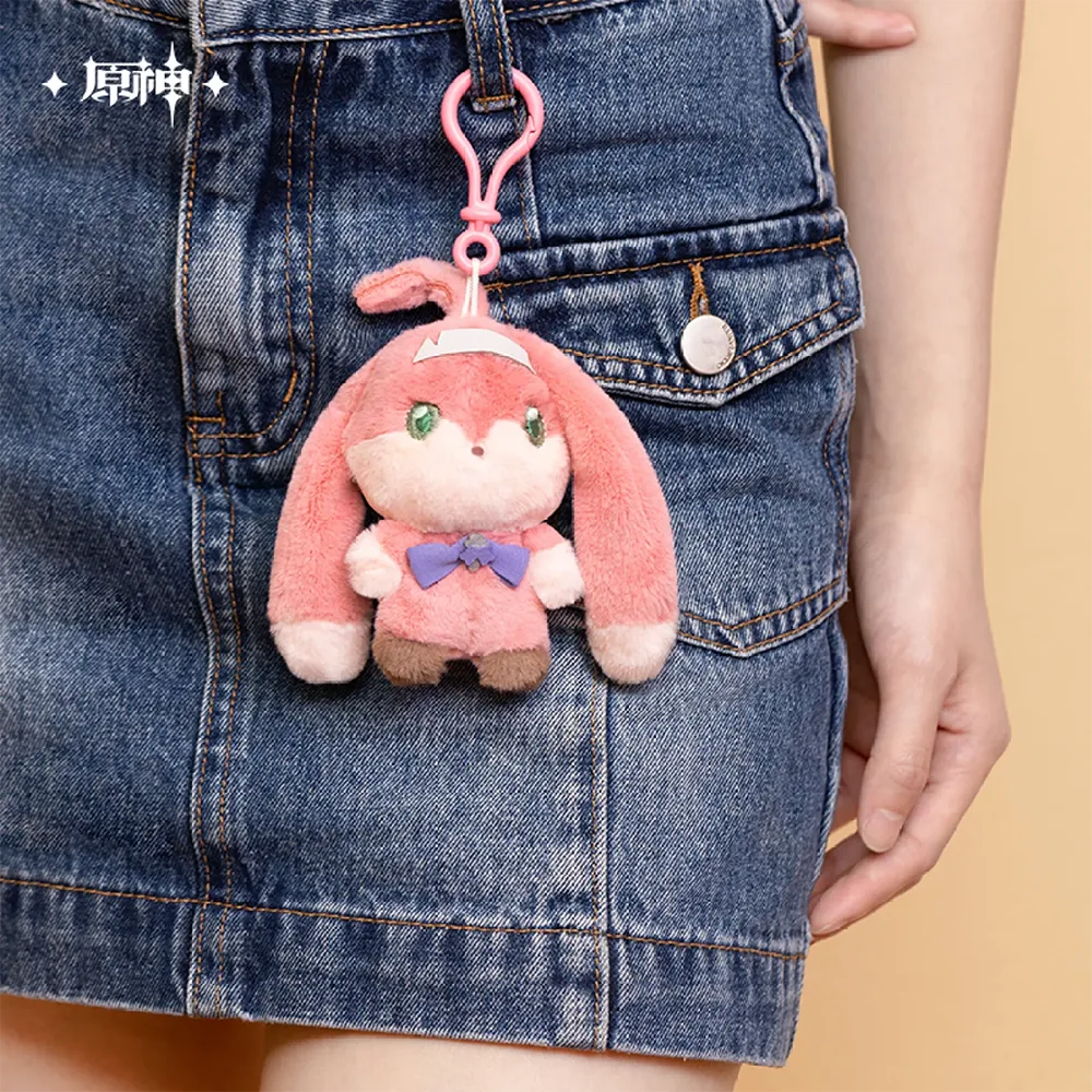 miHoYo Genshin Impact House of the Hearth Rabbit Arlecchino & Clervie Plushie / Keychain-Peruere (Plush)-miHoYo-Ace Cards & Collectibles