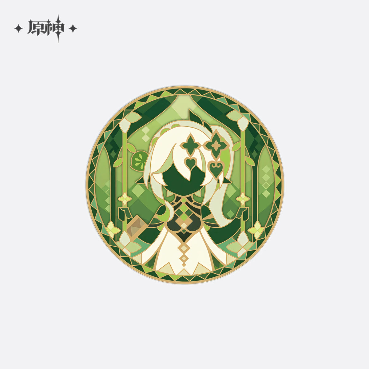miHoYo Genshin Impact Iridescence Invitation Series Rotatable Metal Badge-Nahida-miHoYo-Ace Cards & Collectibles