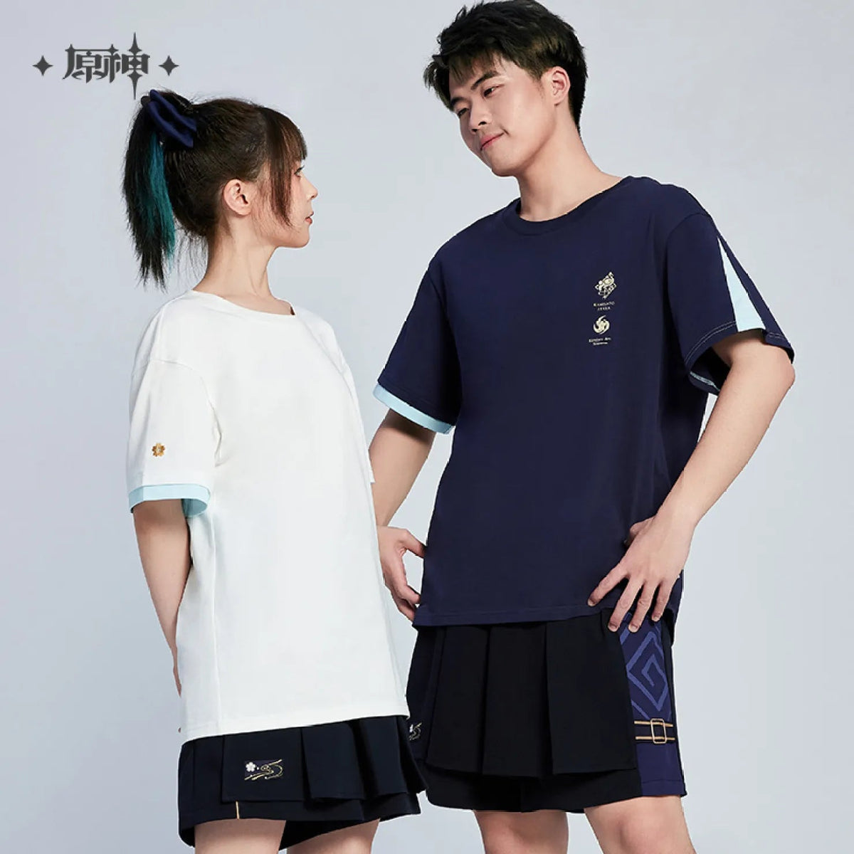 miHoYo Genshin Impact Kamisato Ayaka Impression T-shirt-White (M)-miHoYo-Ace Cards & Collectibles