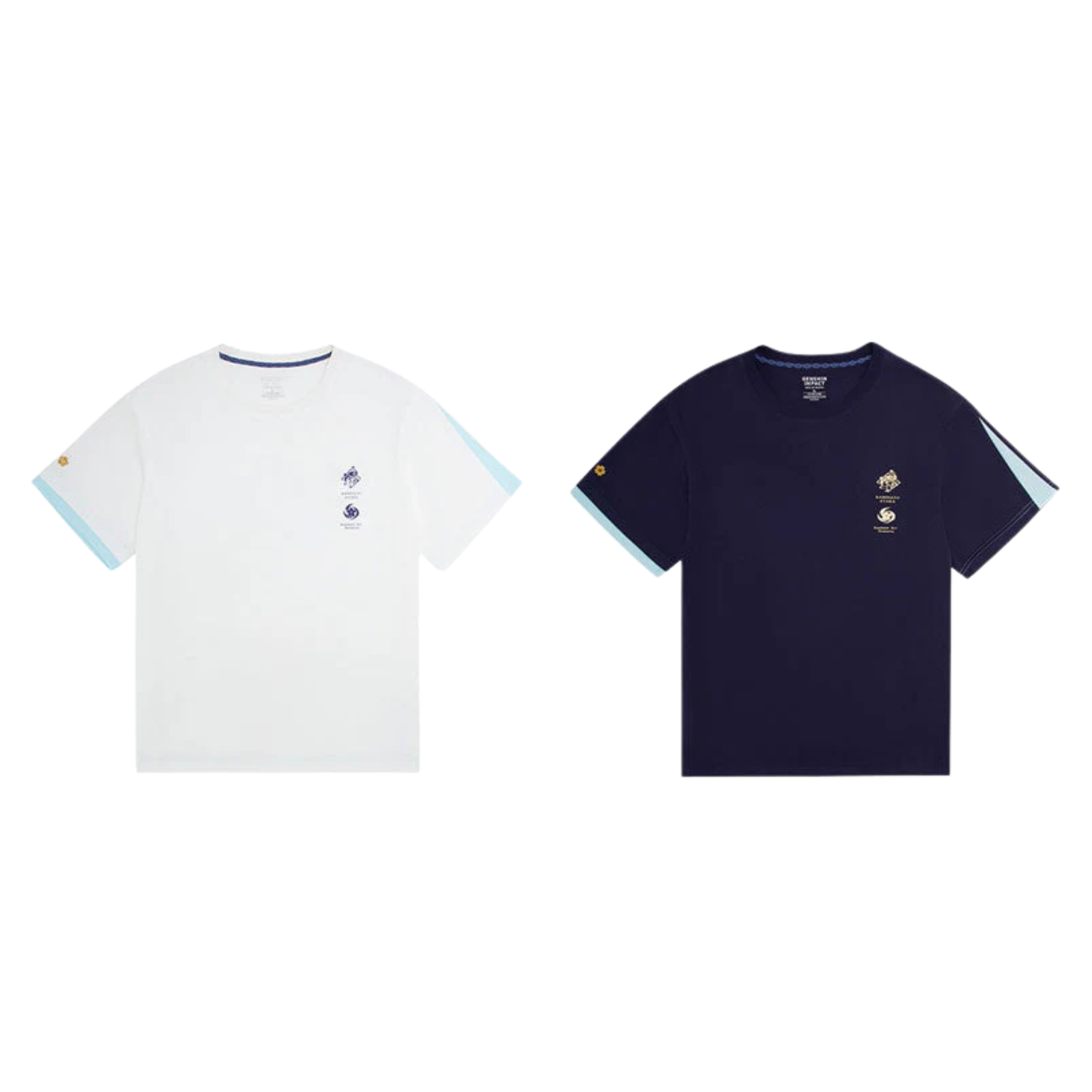 miHoYo Genshin Impact Kamisato Ayaka Impression T-shirt-White (M)-miHoYo-Ace Cards & Collectibles