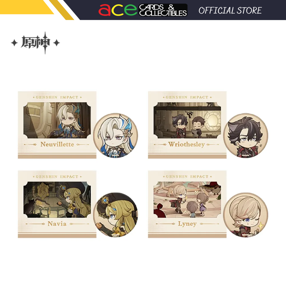 miHoYo Genshin Impact Lean, Mean, Cleaning Machine! Merchandise-Neuv Badge & Card-miHoYo-Ace Cards & Collectibles