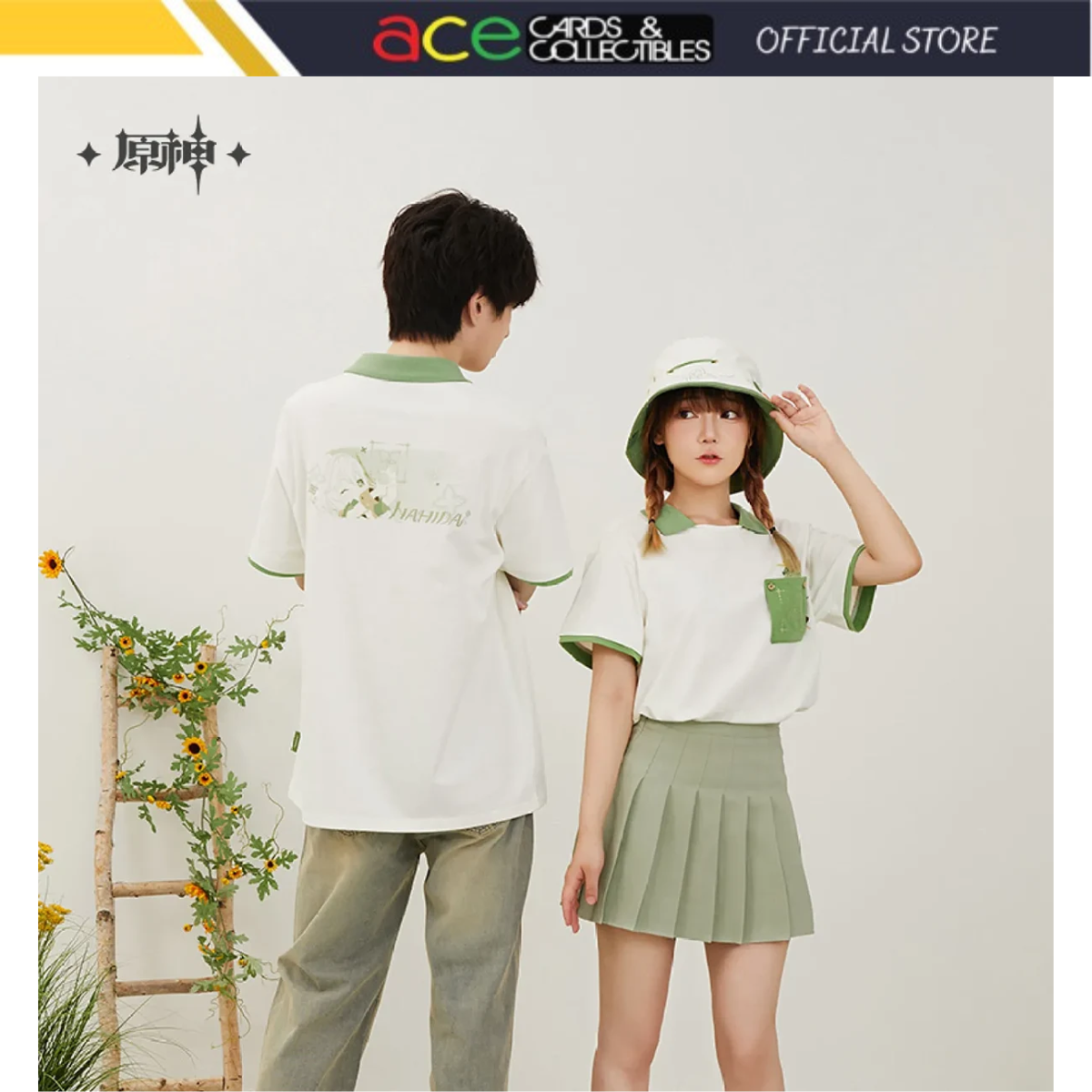 miHoYo Genshin Impact Nahida Impression T-Shirt-White (L)-miHoYo-Ace Cards & Collectibles