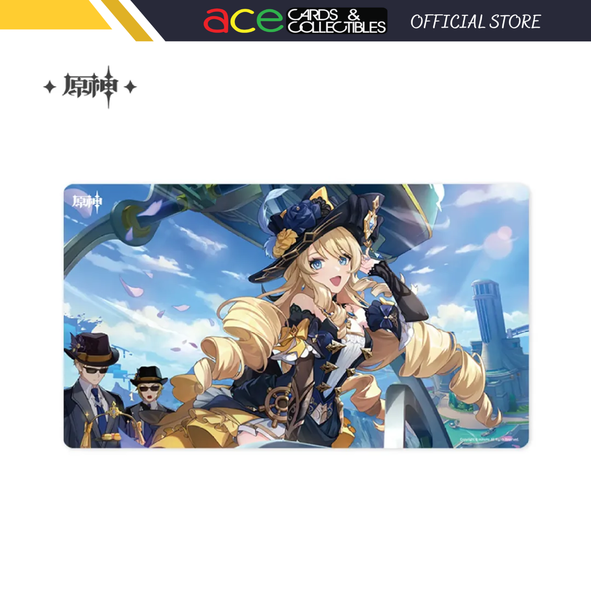 miHoYo Genshin Impact Roses and Muskets Desk Mat (B)-miHoYo-Ace Cards &amp; Collectibles