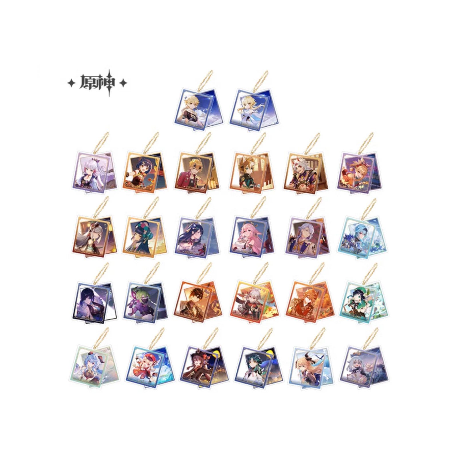 miHoYo Genshin Impact Slide Acrylic Keychain Series-Aether-miHoYo-Ace Cards & Collectibles