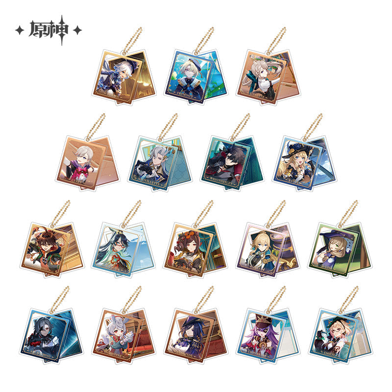 miHoYo Genshin Impact Slide Acrylic Keychain Series-Aether-miHoYo-Ace Cards & Collectibles