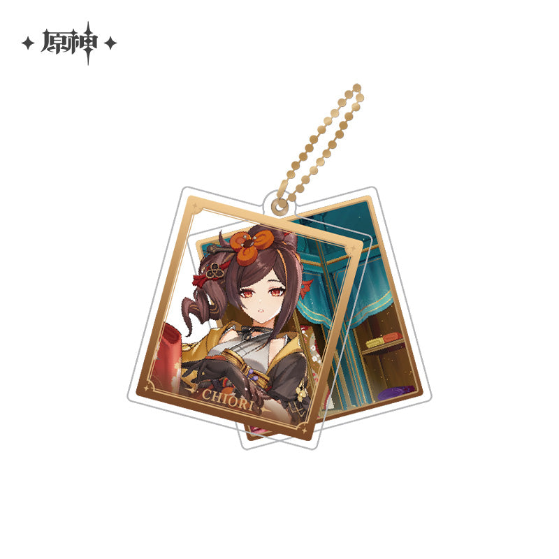 miHoYo Genshin Impact Slide Acrylic Keychain Series-Aether-miHoYo-Ace Cards & Collectibles