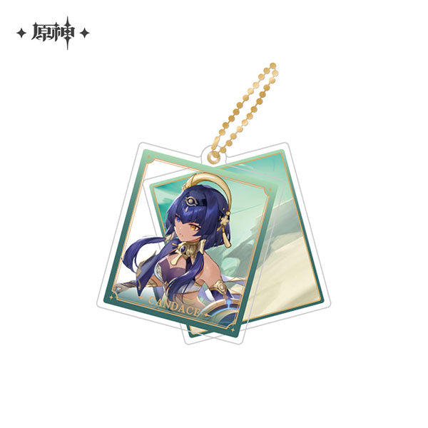 miHoYo Genshin Impact Slide Acrylic Keychain Series-Candace-miHoYo-Ace Cards &amp; Collectibles