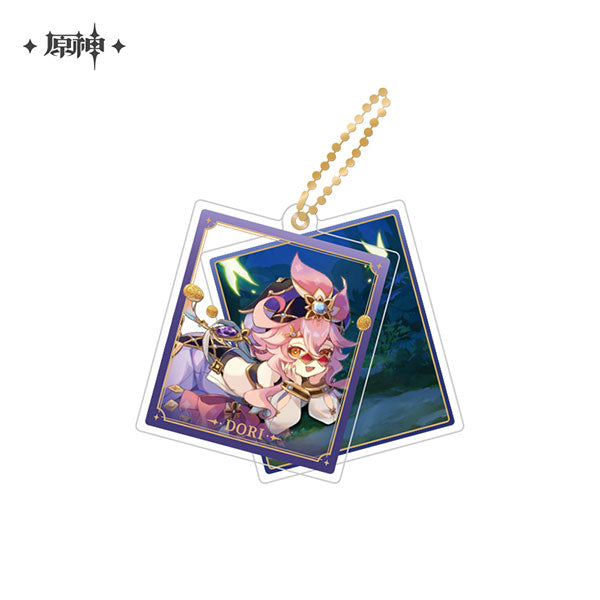 miHoYo Genshin Impact Slide Acrylic Keychain Series-Dori-miHoYo-Ace Cards &amp; Collectibles