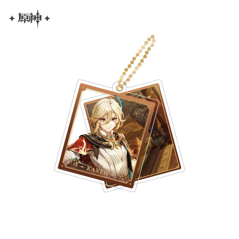 miHoYo Genshin Impact Slide Acrylic Keychain Series-Kaveh-miHoYo-Ace Cards &amp; Collectibles