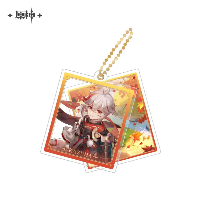 miHoYo Genshin Impact Slide Acrylic Keychain Series-Kazuha-miHoYo-Ace Cards &amp; Collectibles
