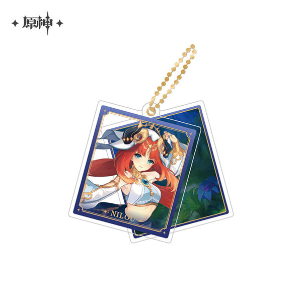 miHoYo Genshin Impact Slide Acrylic Keychain Series-Nilou-miHoYo-Ace Cards &amp; Collectibles