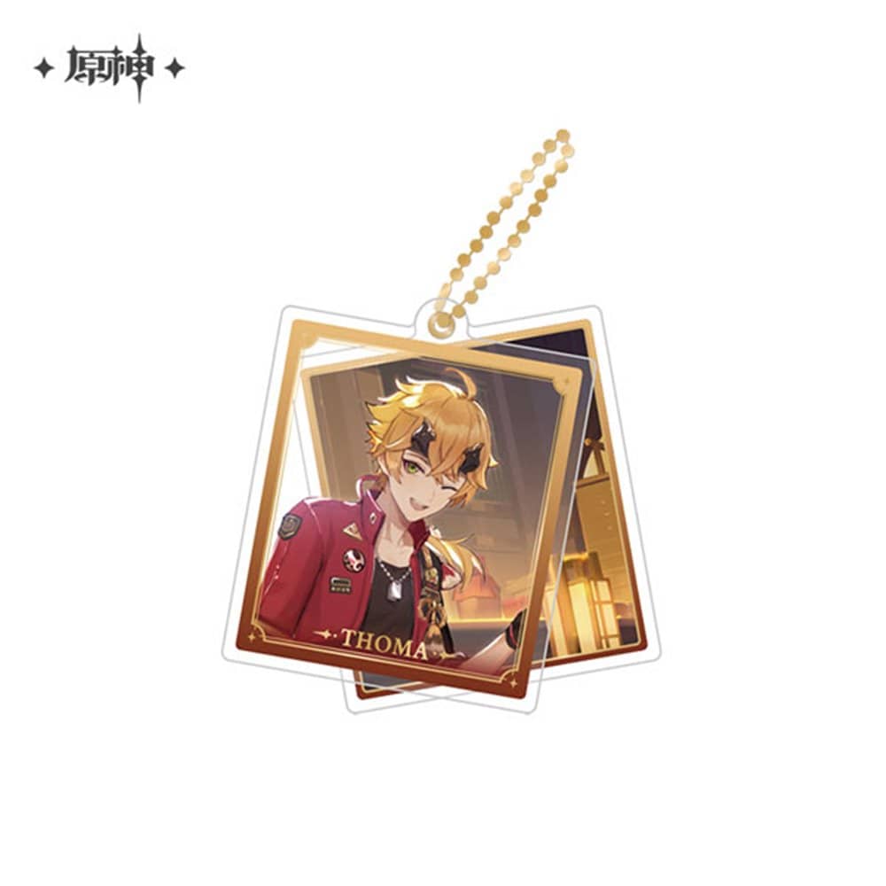 miHoYo Genshin Impact Slide Acrylic Keychain Series-Thoma-miHoYo-Ace Cards & Collectibles