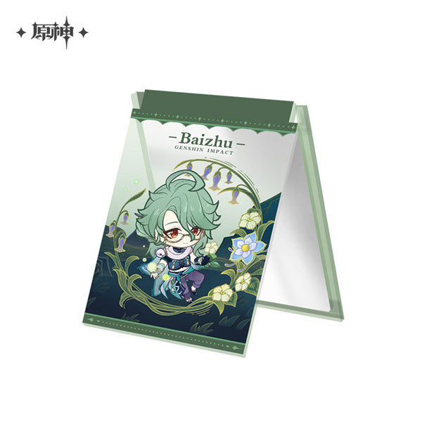 miHoYo Genshin Impact Starlit Letter Series Acrylic Folding Mirror-Baizhu-miHoYo-Ace Cards &amp; Collectibles