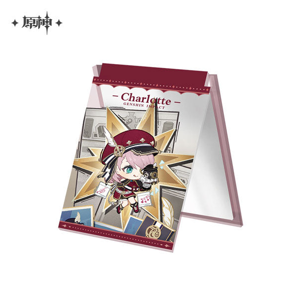 miHoYo Genshin Impact Starlit Letter Series Acrylic Folding Mirror-Charlotte-miHoYo-Ace Cards &amp; Collectibles