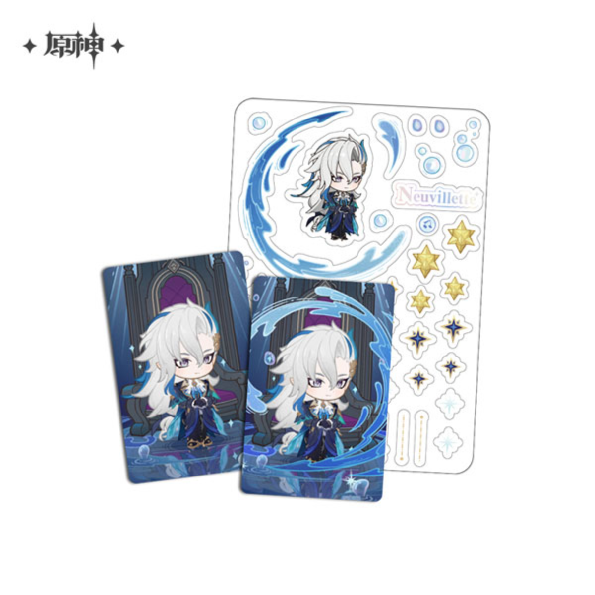 miHoYo Genshin Impact Starlit Letter Series Collection Card Set-Neuvillette-miHoYo-Ace Cards &amp; Collectibles